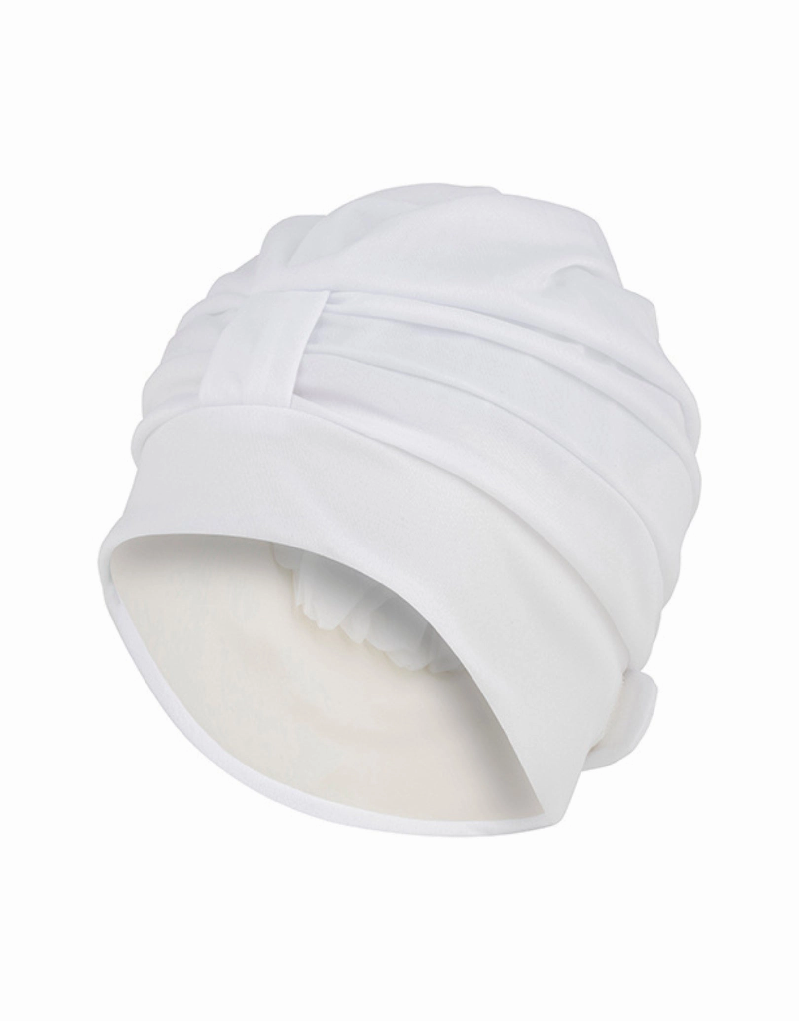 Draped Fabric Swim Cap