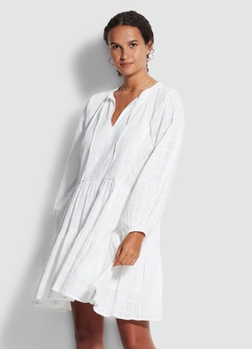 Drifter Tiered Dress - White