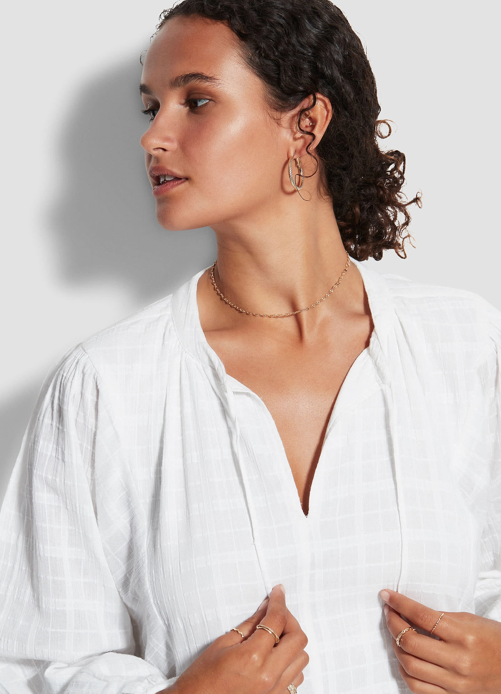 Drifter Tiered Dress - White