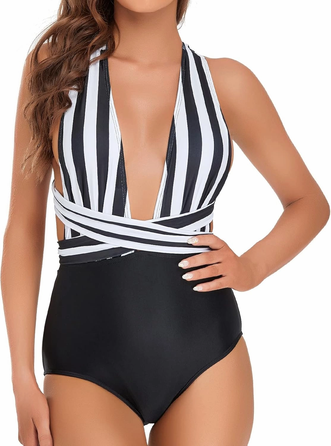 Edelqual Womens Swimsuits One Piece Tummy Control Bathing Suit Swim Suits Slimming Swimwear