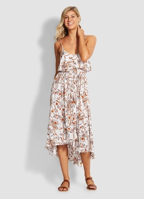 El Dorado Chloe Paisley Dress - White