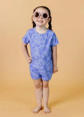 Elegant Floral | Mini Shorties Rashguard (Unisex)