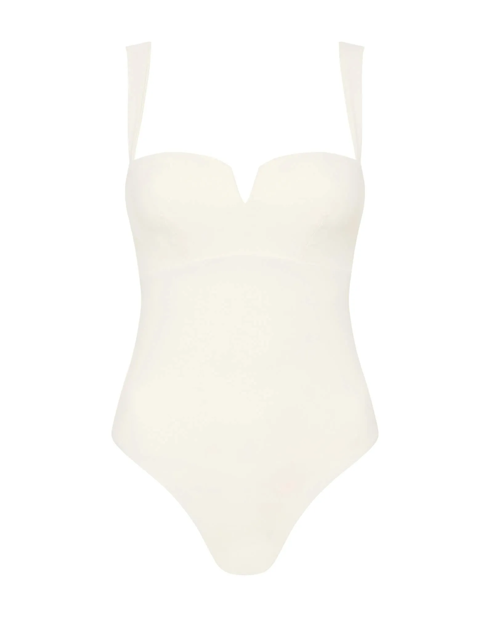 Elisse One Piece, Underwire Cups, Pearl