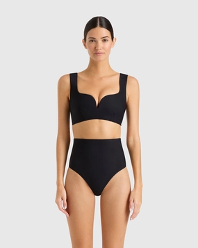 Ellie Bikini Top E/F - Black (Sculpteur)