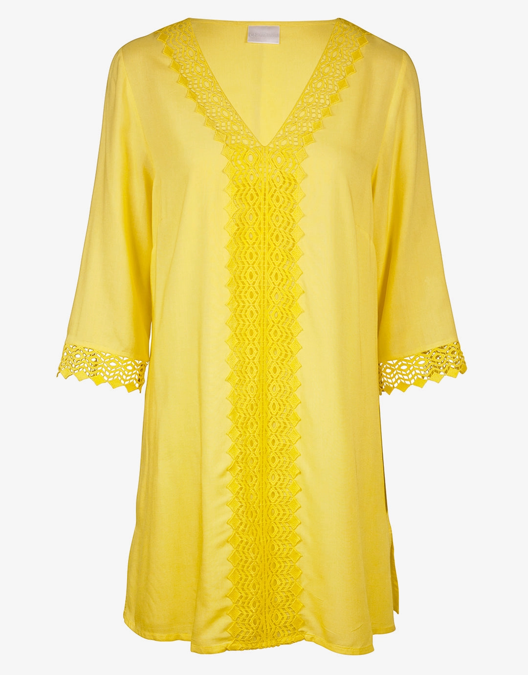 Embroidered Tunic - Yellow