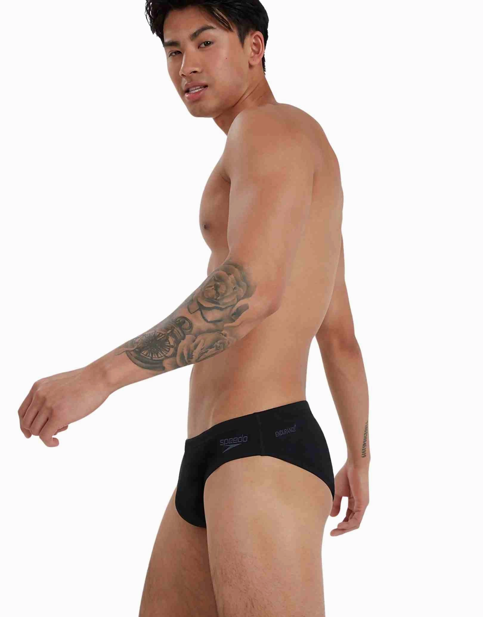 Endurance Plus 7cm Sportsbrief - Black