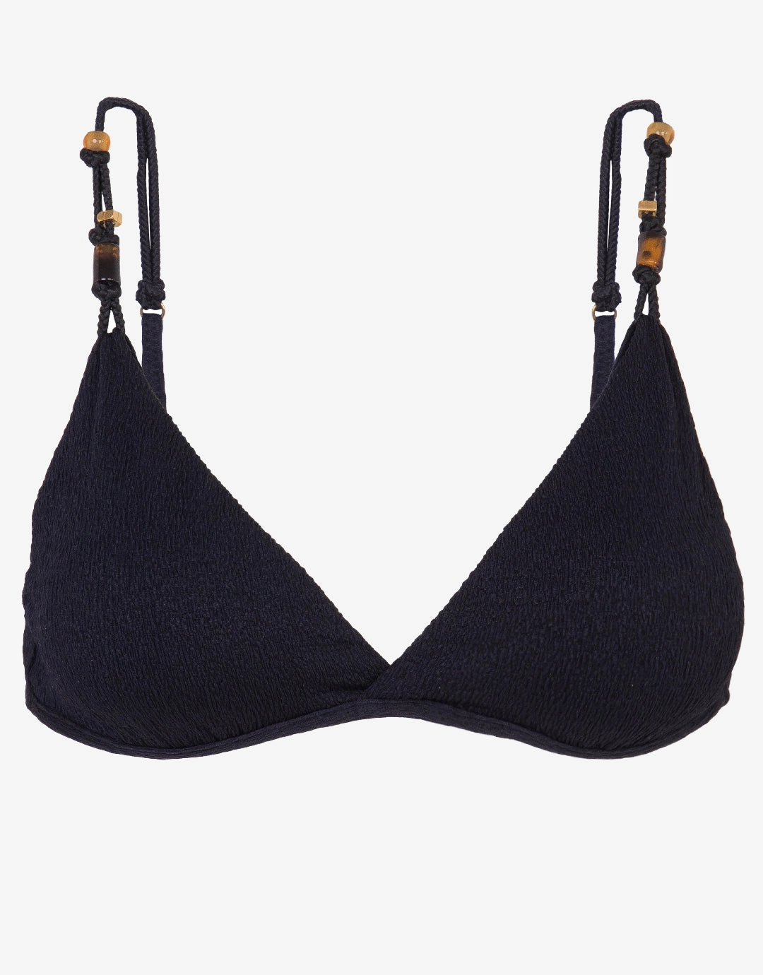 Firenze Kira Flora Bikini Top - Black