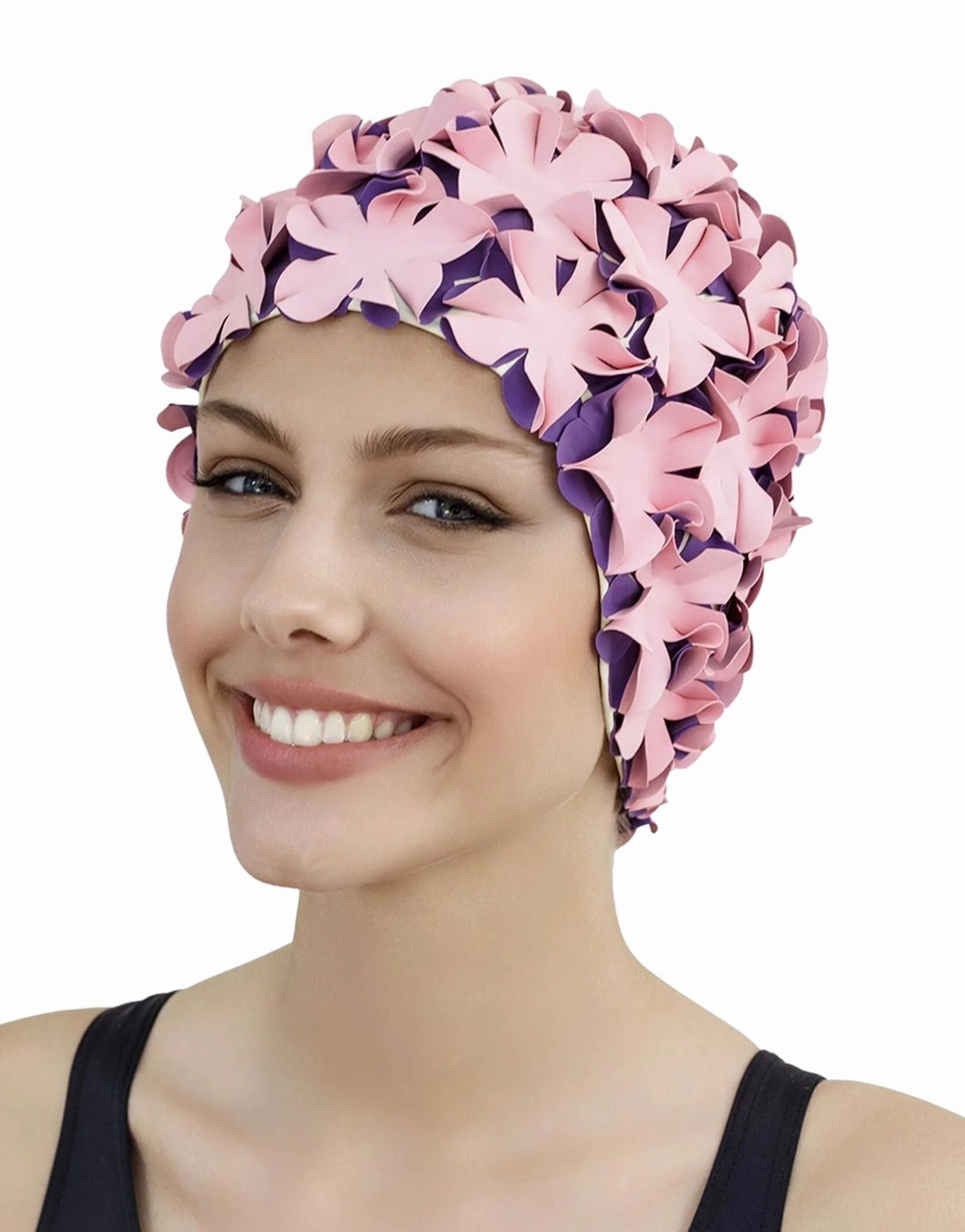 Flower Rubber Swim Cap