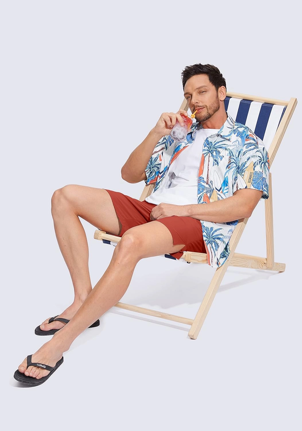 G Gradual Men's Swim Trunks Quick Dry Bathing Suit Beach Board Shorts for Men with Zipper Pockets and Mesh Lining