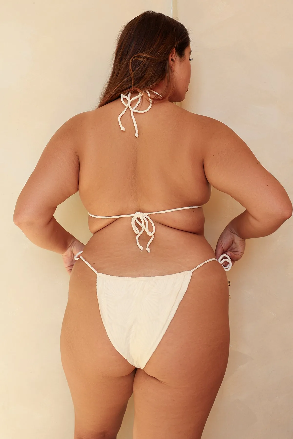 Gardenia Seashell Palm Triangle Cheeky Set