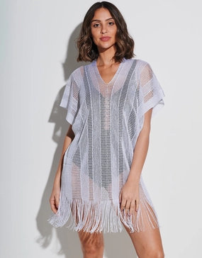 Guayana Metallic Tunic - Silver