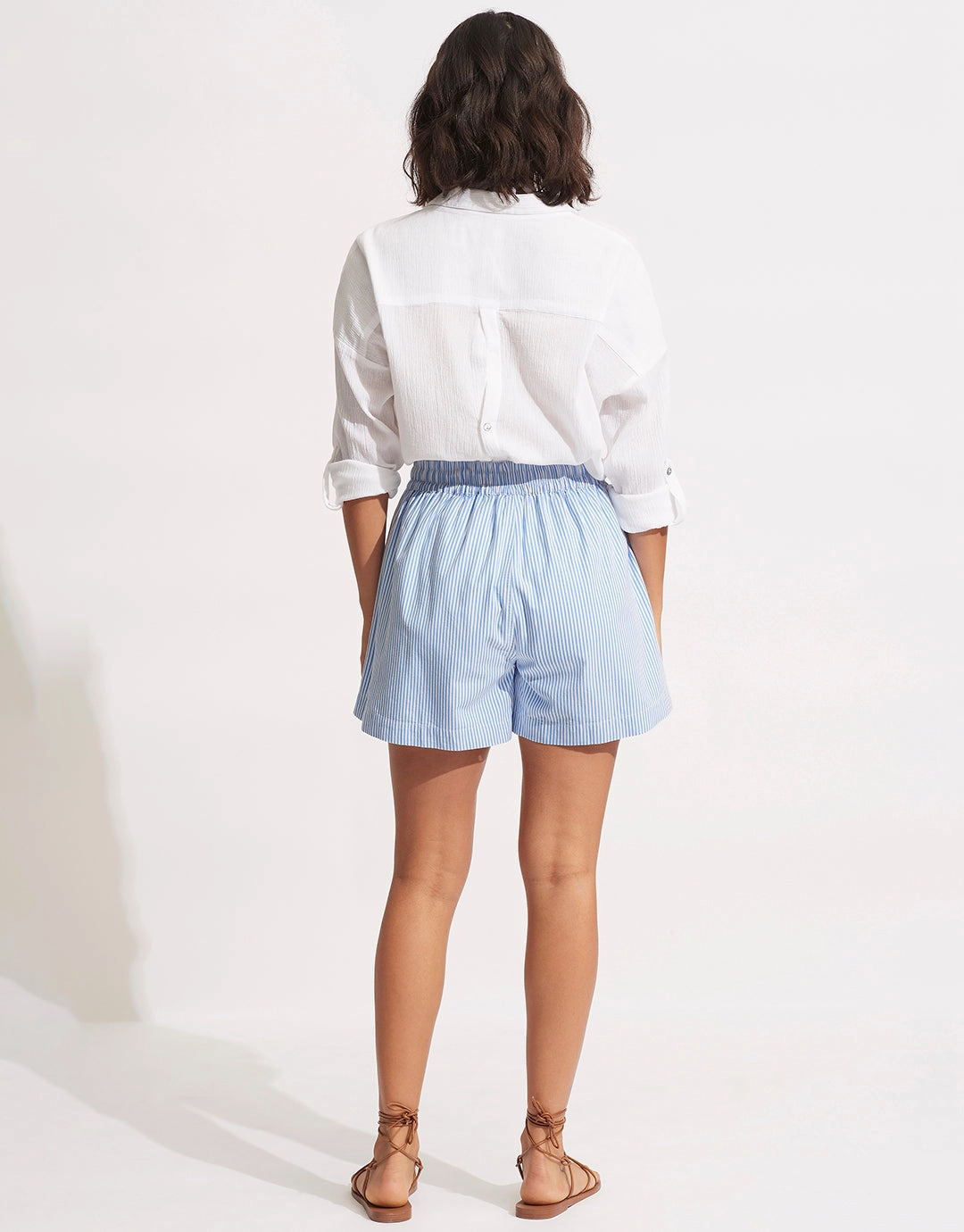 Henley Stripe Short