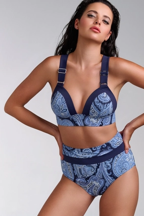 high waist bikini bottom