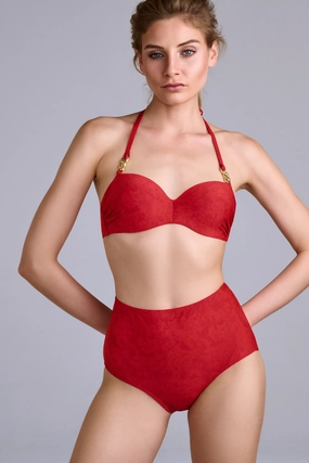high waist bikini bottom