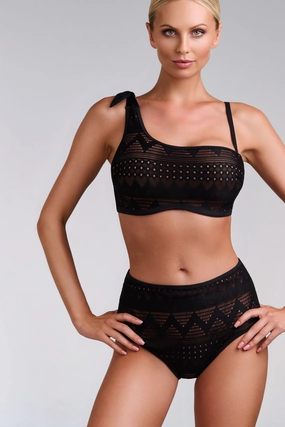 high waist bikini bottom
