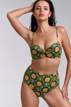 high waist bikini bottom