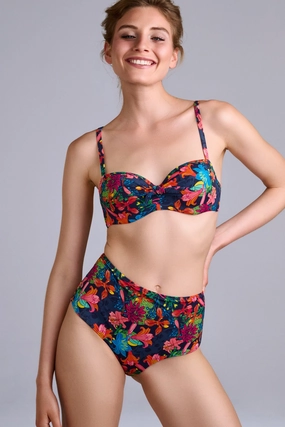 high waist bikini bottom