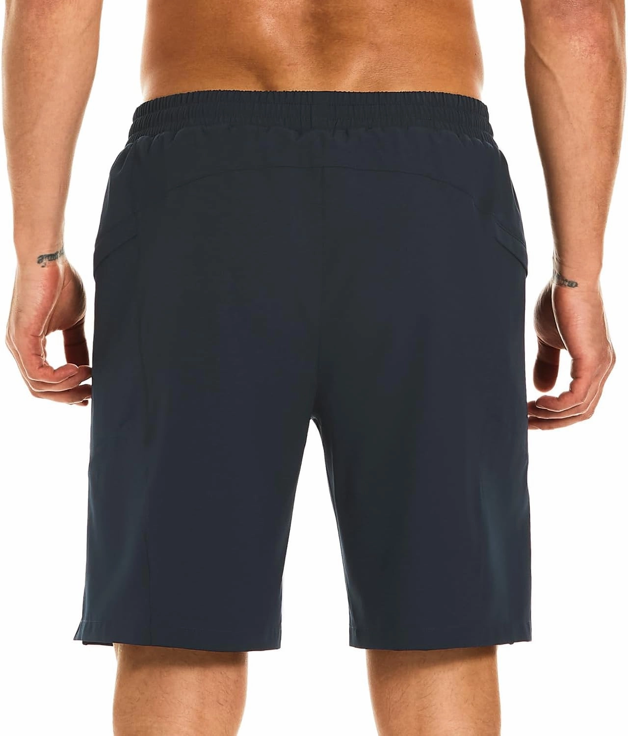 HODOSPORTS Mens Swim Trunks No Mesh Liner Mens Board Shorts 9 Inch Quick-Dry Bathing Suits with Zipper Pockets