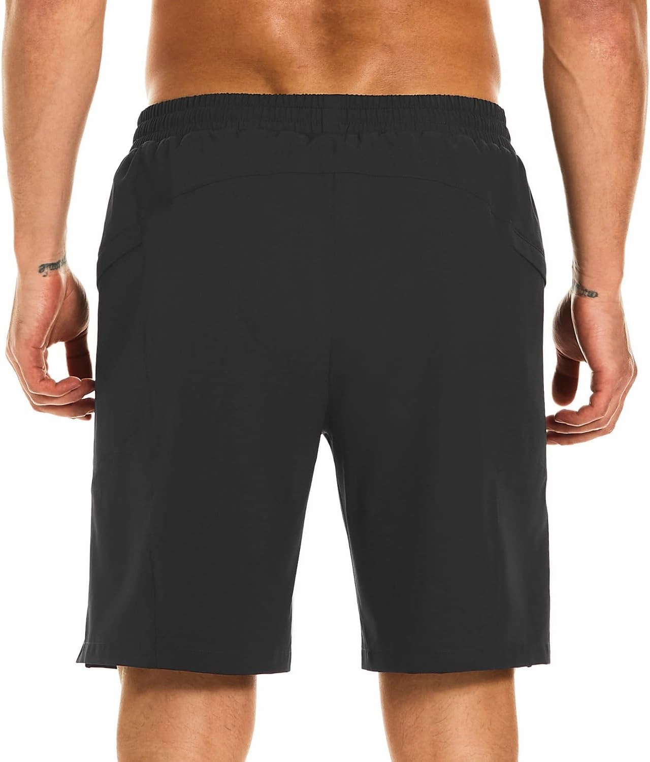 HODOSPORTS Mens Swim Trunks No Mesh Liner Mens Board Shorts 9 Inch Quick-Dry Bathing Suits with Zipper Pockets
