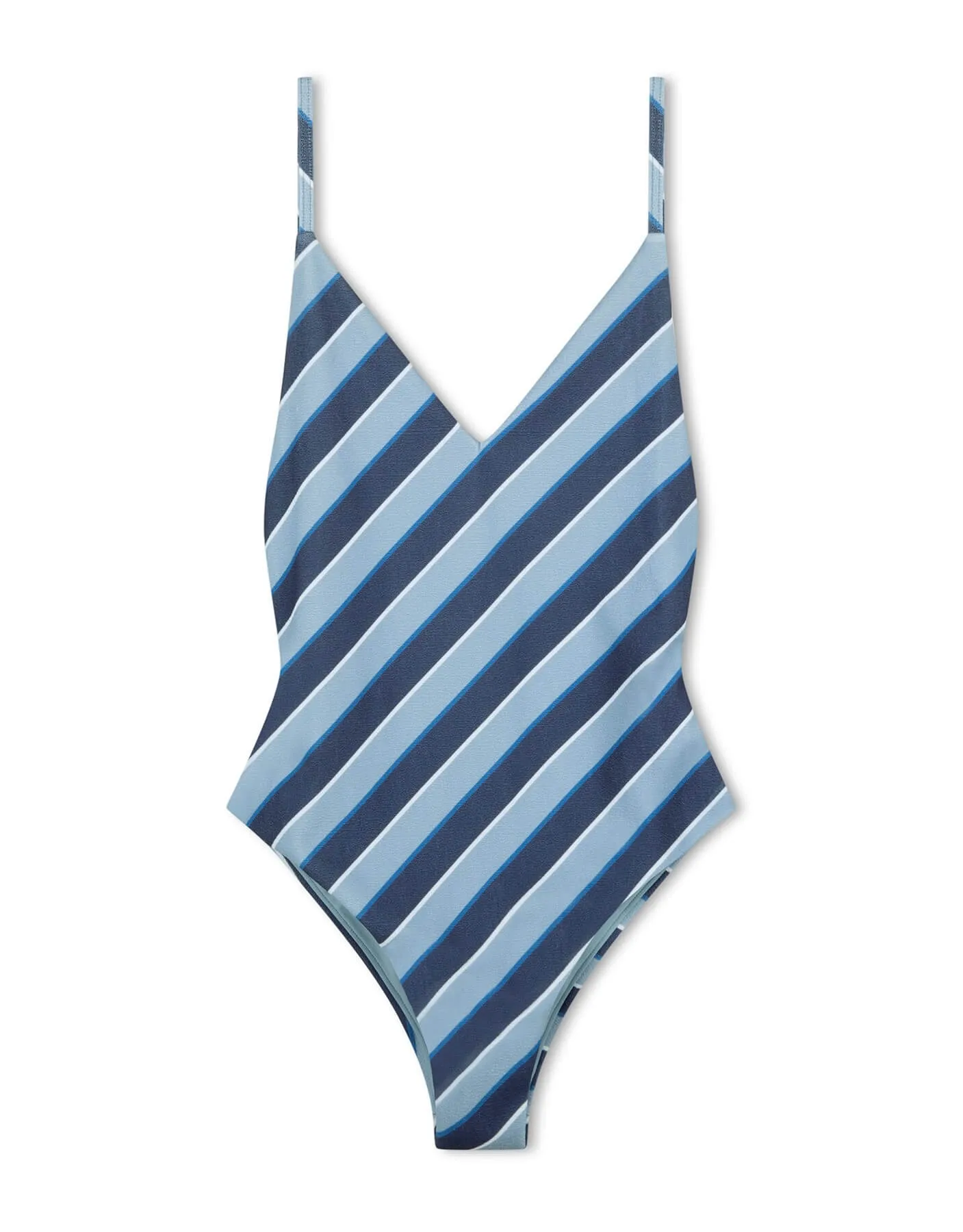 Horizon Stripe Textured One Piece