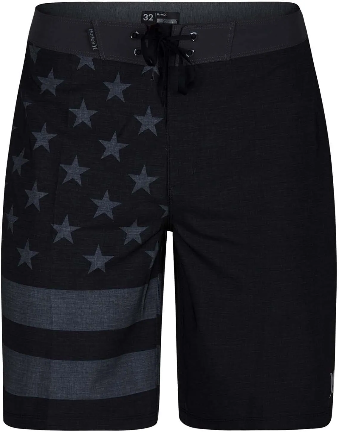 Hurley Men's Phantom-Patriots Cheers USA Flag 20"-Boardshorts