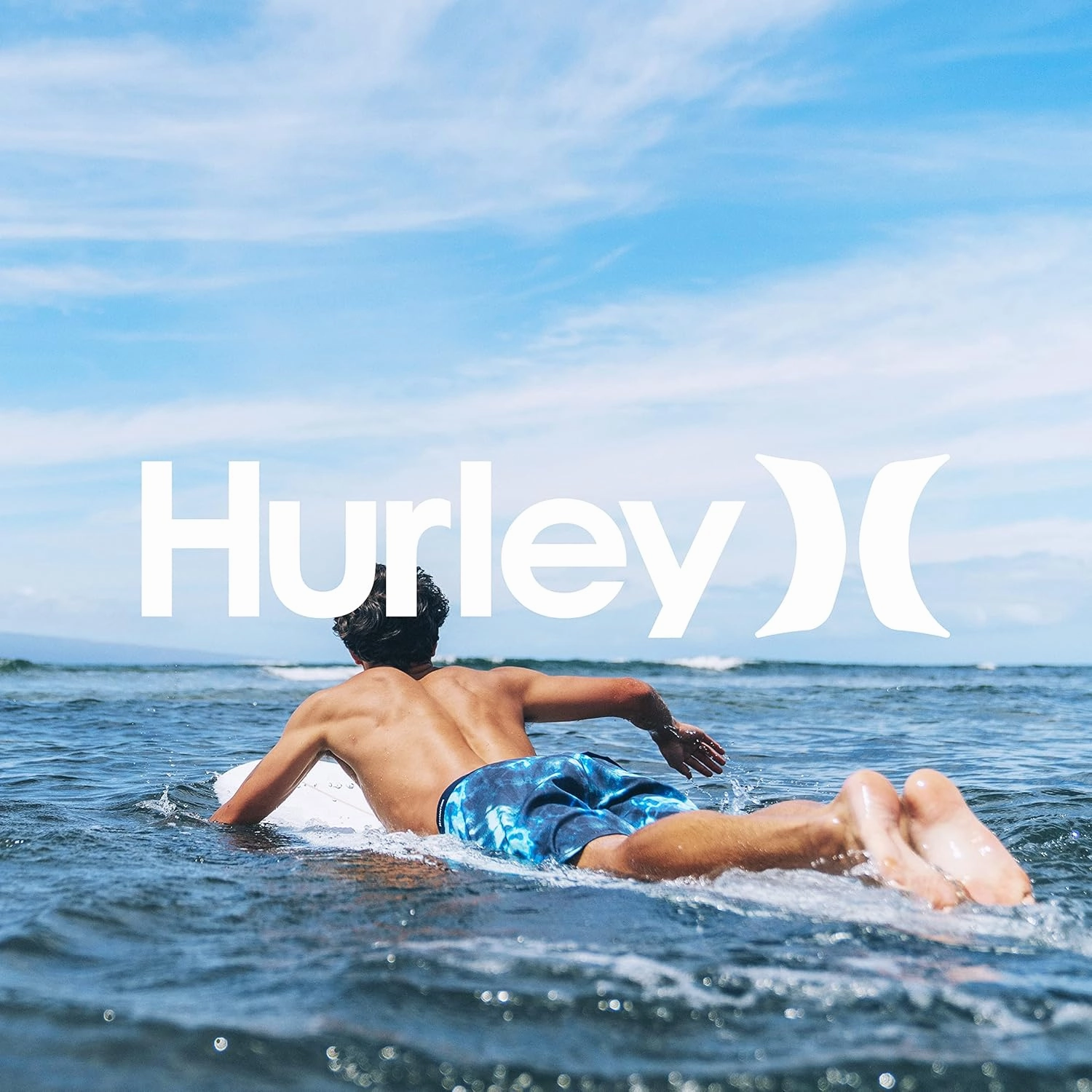 Hurley Men's Phantom-Patriots Cheers USA Flag 20"-Boardshorts