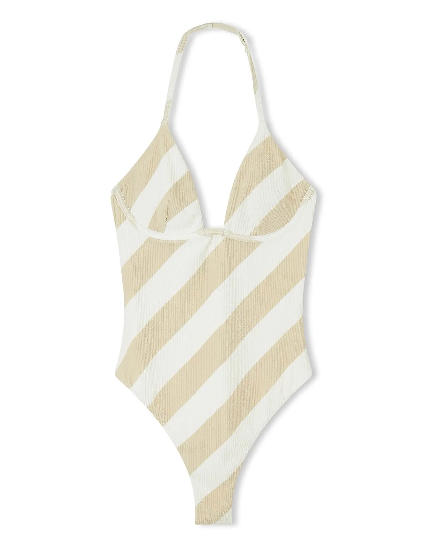 Husk Stripe Textured One Piece