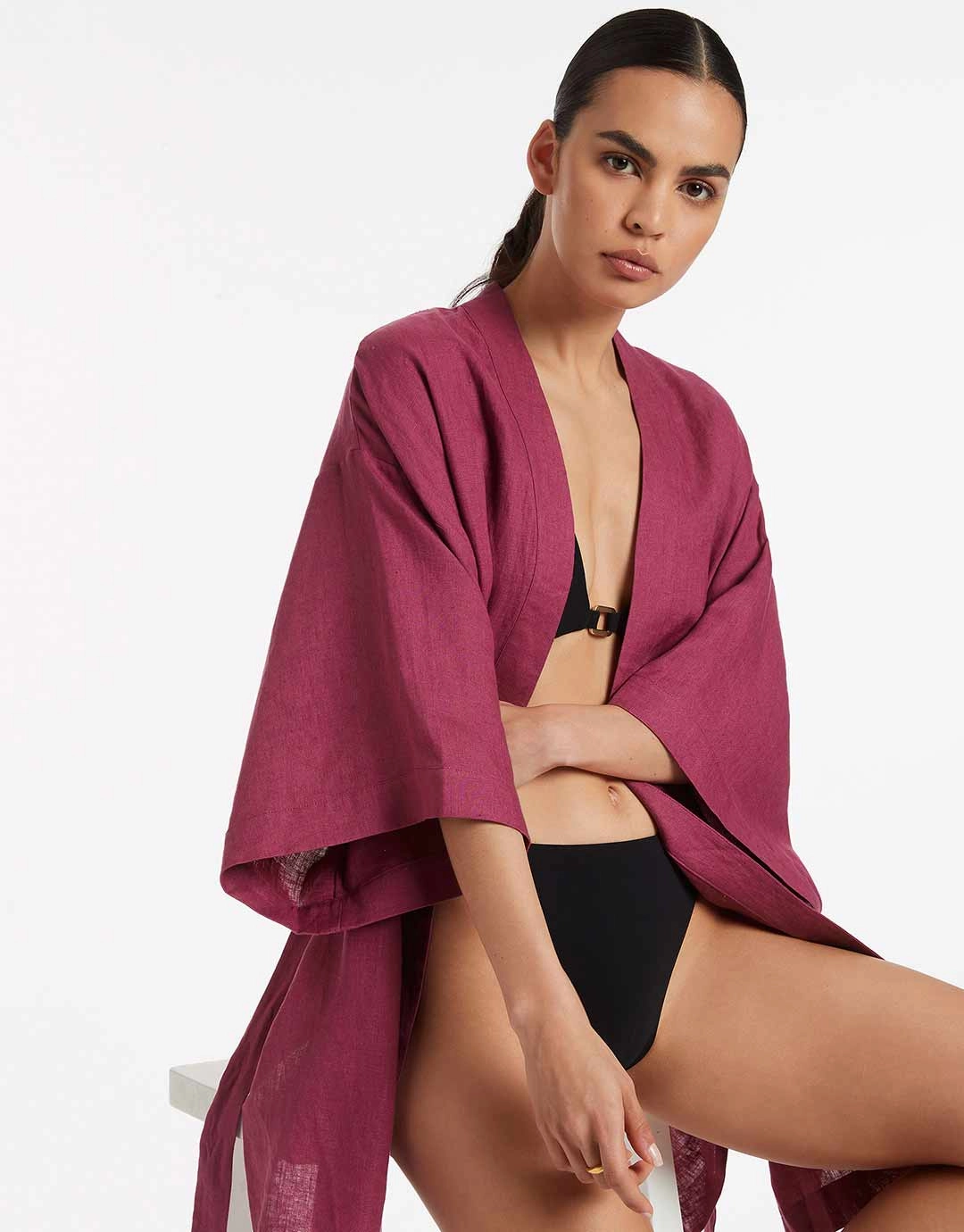 Jetset Beach Robe - Orchid