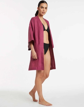 Jetset Beach Robe - Orchid