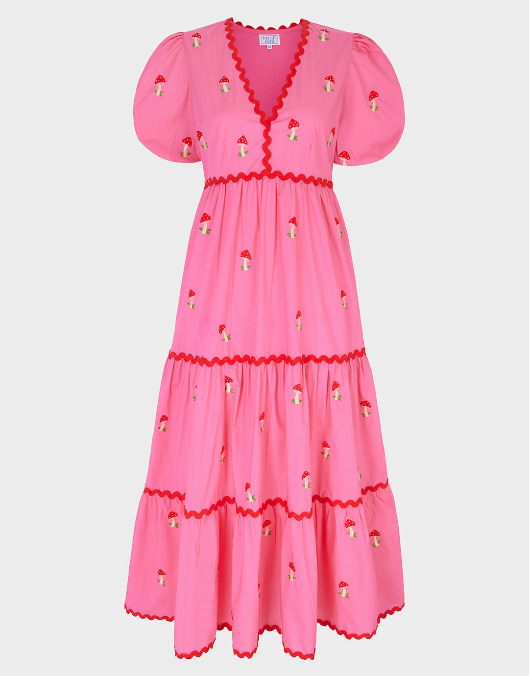 Jolie Dress - Bubblegum Mushroom