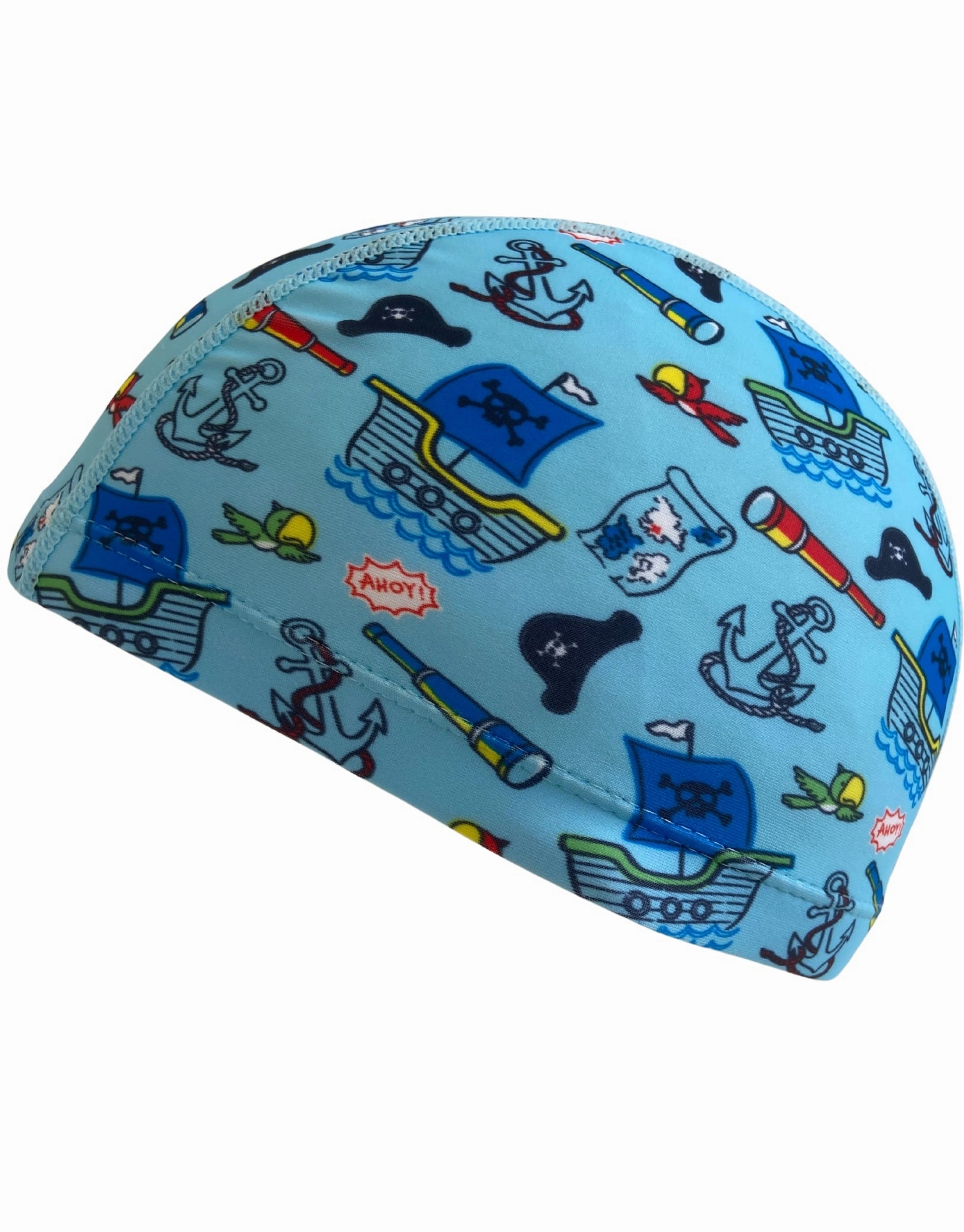Junior Fun Patterns Lycra Swim Cap