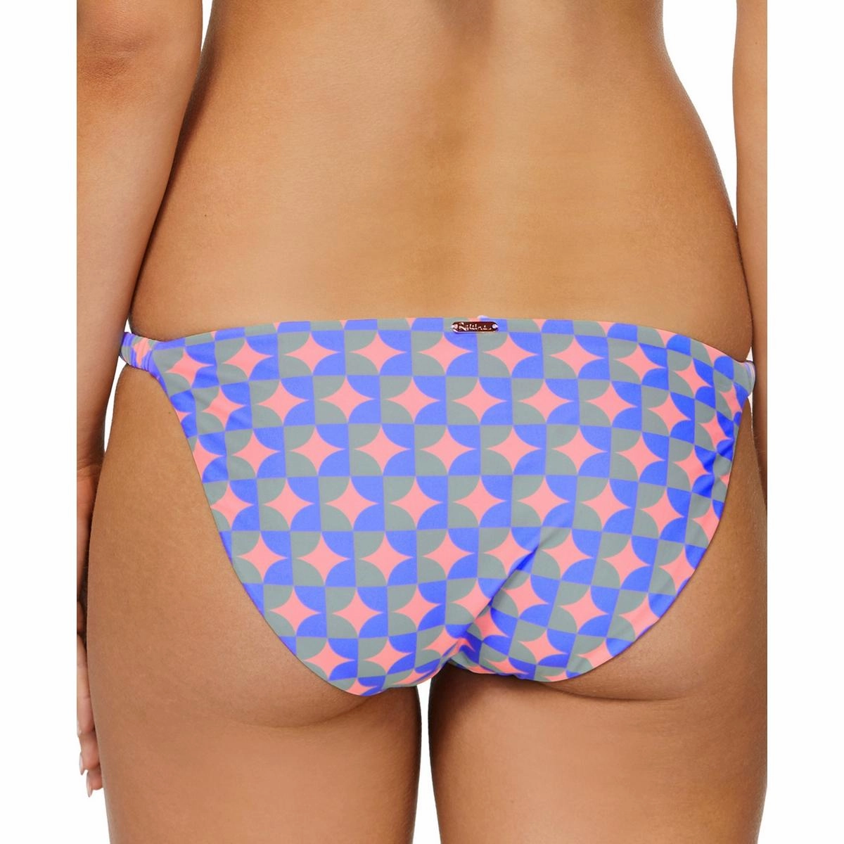Juniors Womens Printed Lined Swim Bottom Separates