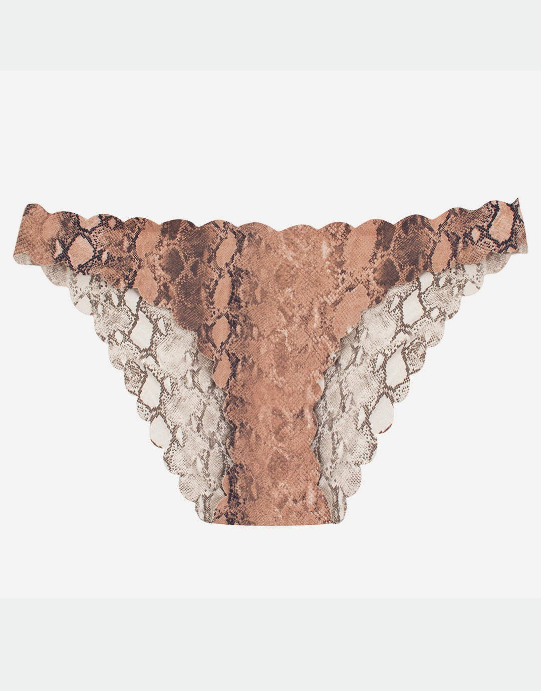 Kaa Reversible Seamless Wave Full Bikini Pant - Animal