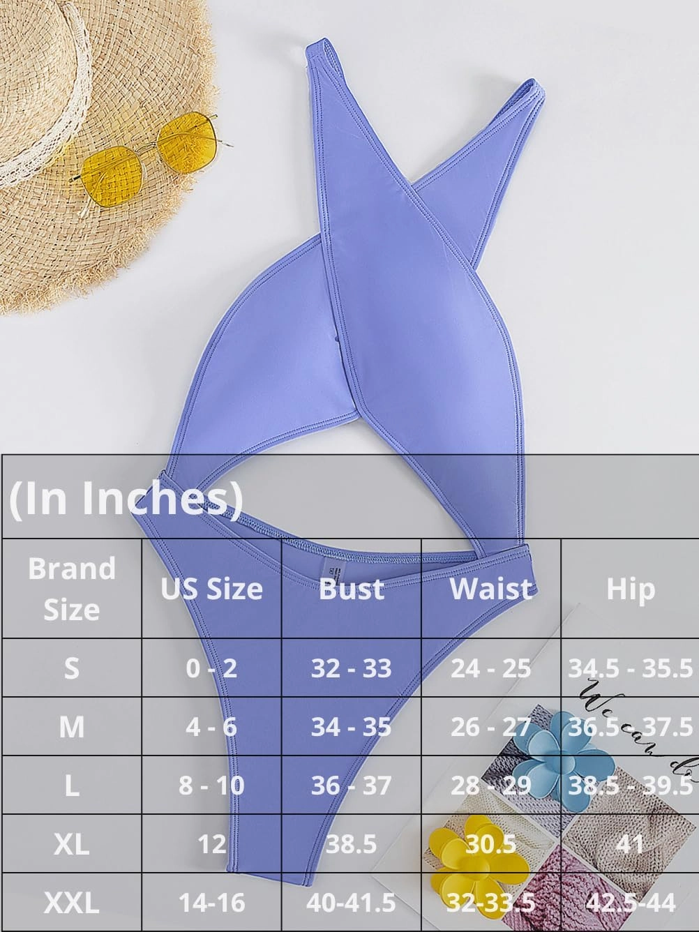 Kaei&Shi Sexy One Piece Swimsuit for Women,Cut Out Criss Cross Bathing Suit,Thong Monokini Swimsuits