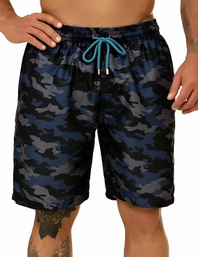 KAILUA SURF Big and Tall Mens Swim Trunks, 9" Mens Designer Bathing Suit Boardshorts