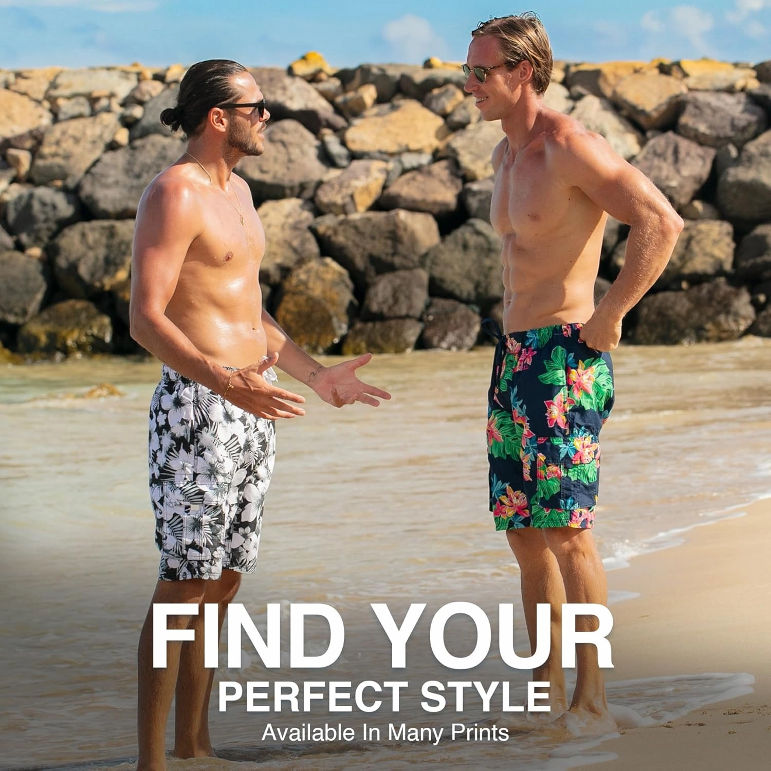 Kanu Surf Men's Infinite Swim Trunks (Regular & Extended Sizes)