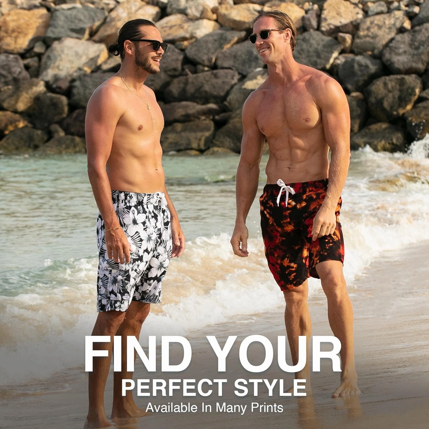 Kanu Surf Men's Infinite Swim Trunks (Regular & Extended Sizes)