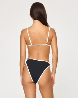 Kourt Bikini Bottom - Black-Cream