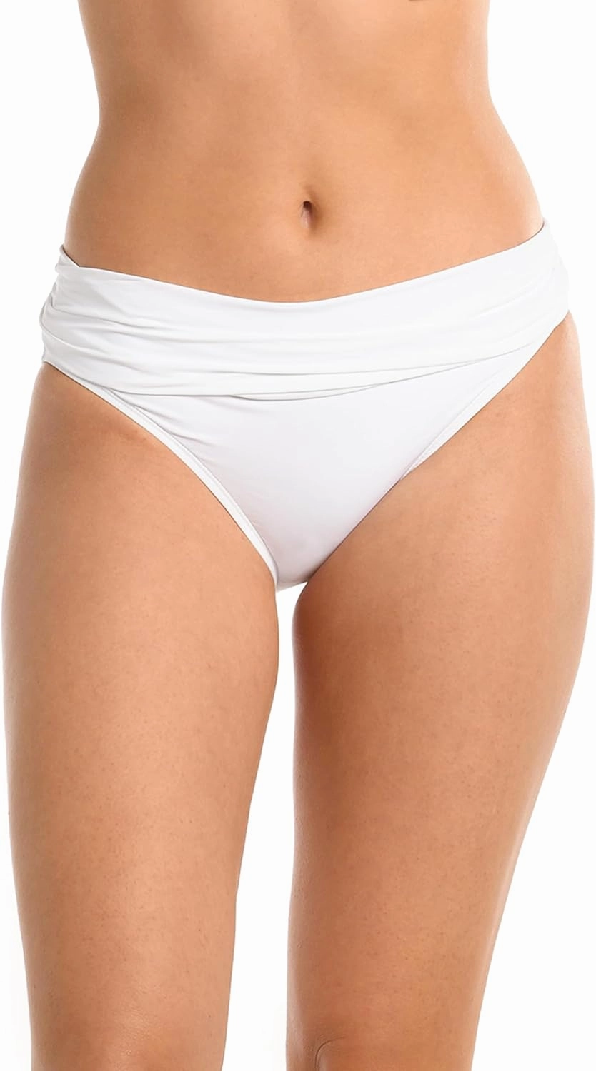 La Blanca Women's Island Goddess Halter Triangle Swimsuit Top & Hipster Swimsuit Bottom