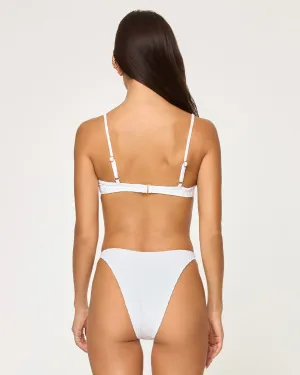 Leilani Bikini Bottom - Eyelet White