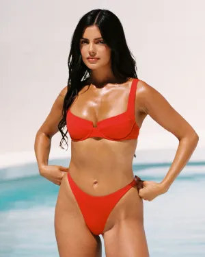 Leilani Bikini Bottom - Flame