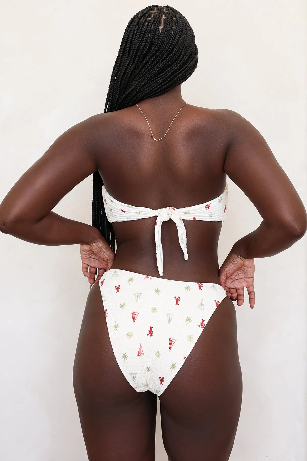 Lobster Cove Bandeau Super Cheeky Set