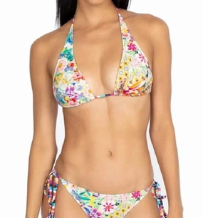 Locita String Bikini Top In Multi