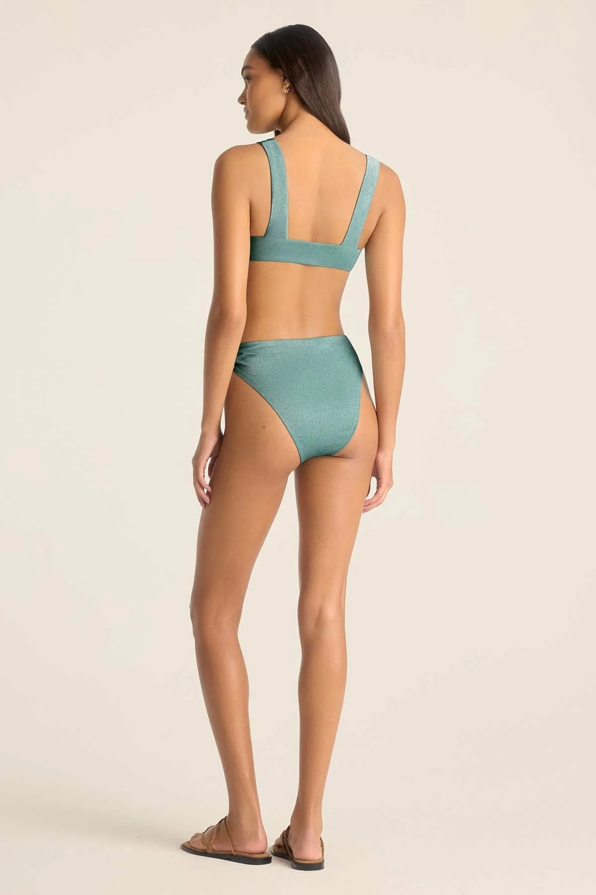 Lolita Bottom - Aqua Metallic