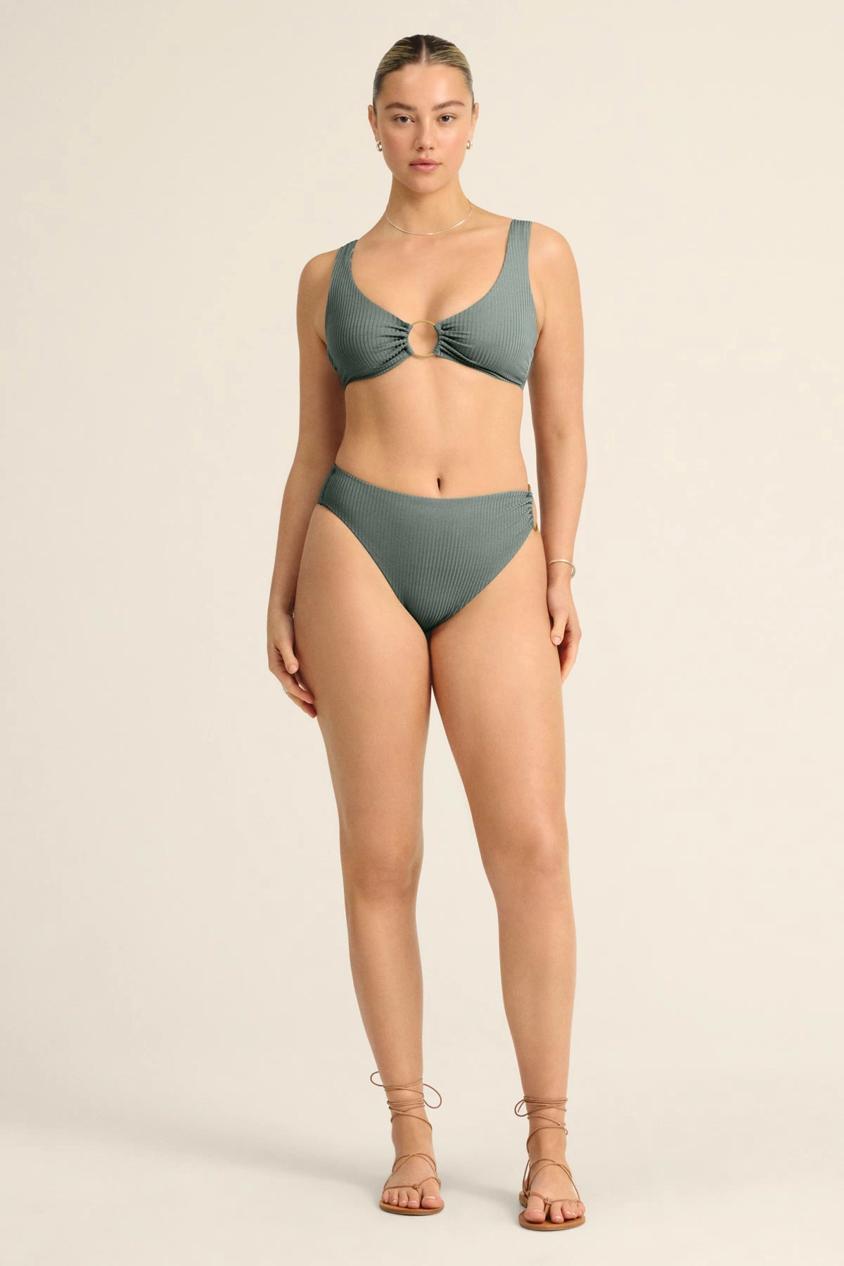 Lolita Bottom - Sea Green EcoRib