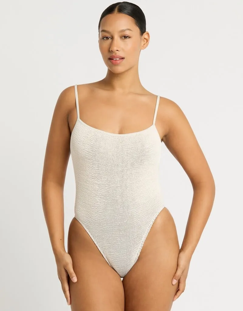 Low Palace One Piece Swimsuit, Coconut Milk