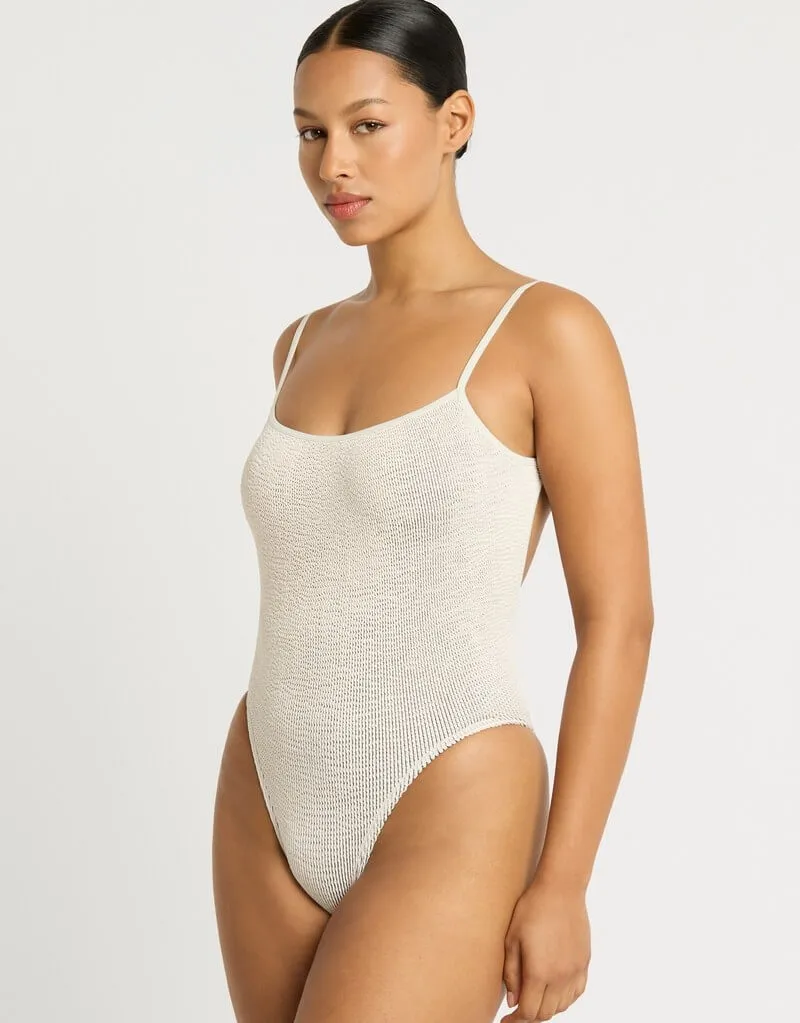 Low Palace One Piece Swimsuit, Coconut Milk