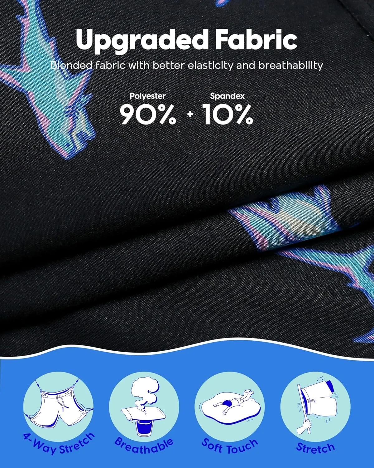 maamgic Mens Swim Trunks with Compression Liner 7" Bathing Suit Quick Dry Swimming Trunks for Men with Zipper Pockets