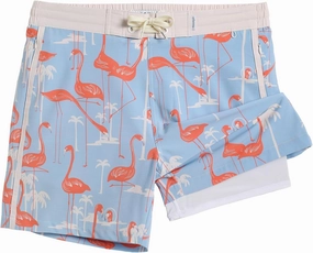 maamgic Men's Swim Trunks with Compression Liner Board Shorts Vintage Beach Shorts Quick Dry with Zipper Pockets