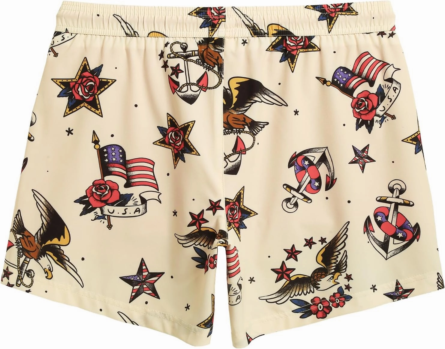 maamgic Mens 5.5 Inch Swim Trunks with Compression Liner Board Shorts Quick Dry Beach Swimwear with Zipper Pockets